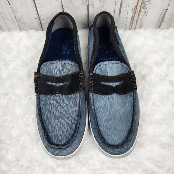 Cole Haan Pinch Weekender Loafers Blue Size 8.5 - Picture 9 of 9